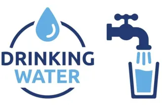 Symbolen voor drinkwaterkwaliteit en schoon water.