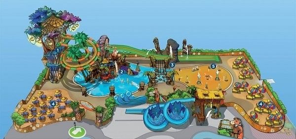 Aquapark plattegrond