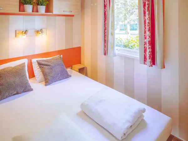 De ouderslaapkamer binnen de Comfort Plus.