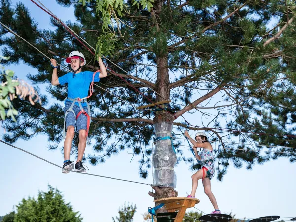 Klimbos bij Roan camping La Vallée.