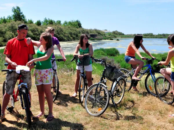 Omgeving verkennen bij Roan camping Méditerranée Plage.