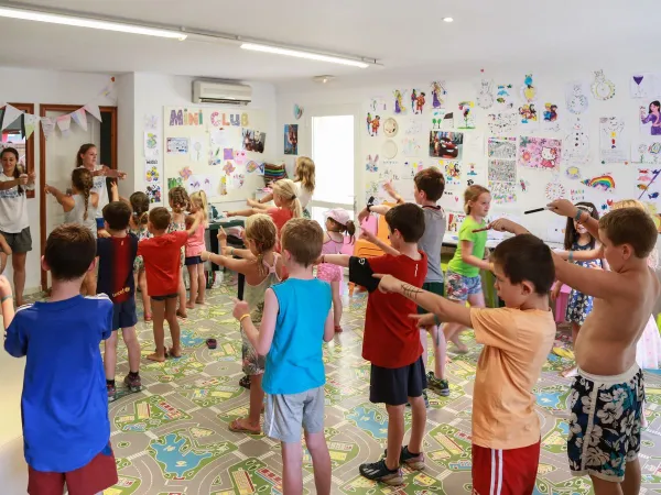 Kinderanimatie op Roan camping La Chapelle.