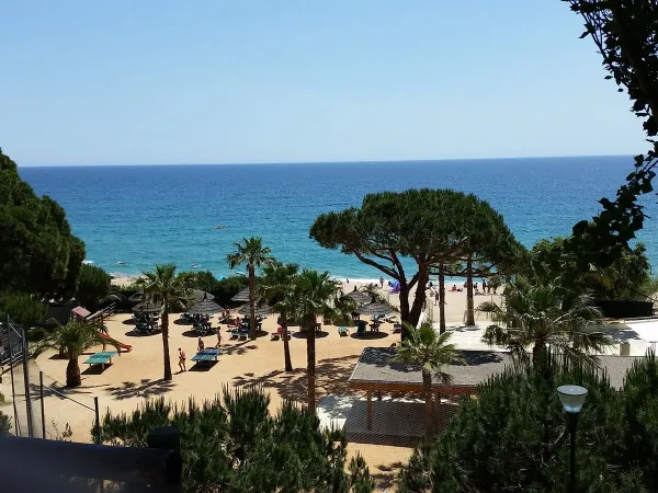 Omgeving strand bij Roan camping Cala Gogo.