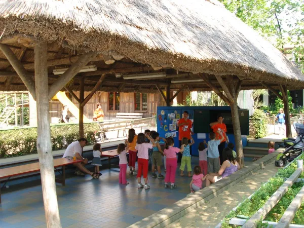 Kinderanimatie op Roan camping Tahiti.