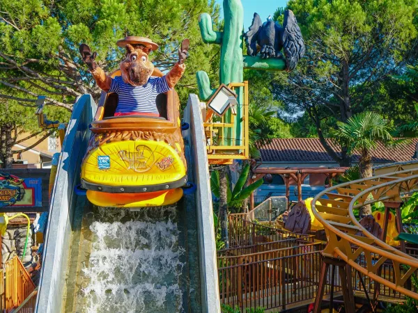 Wildwaterbaan op Roan camping Union Lido Mare.