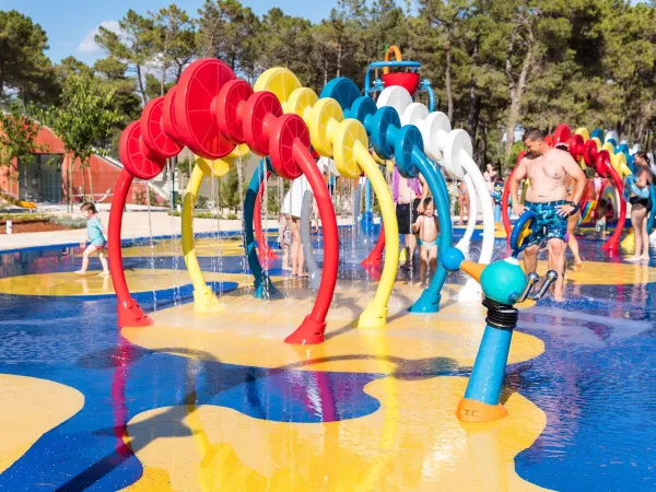 Spraypark bij Roan camping Zaton Holiday resort.