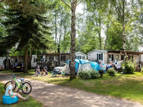 Roan accommodaties bij camping Birkelt.
