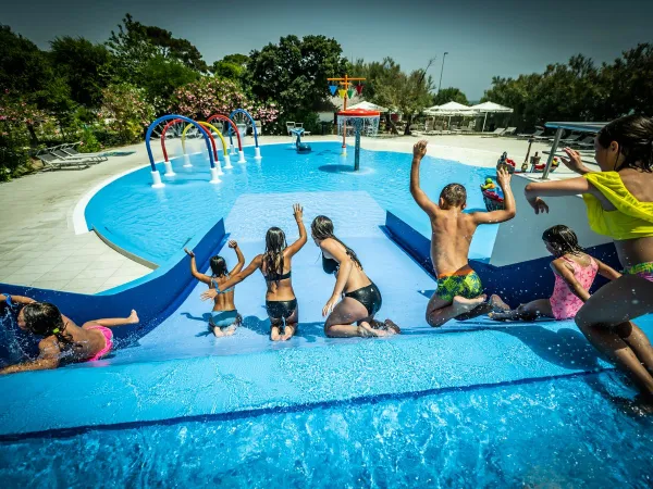 Waterpret op Roan camping San Francesco.