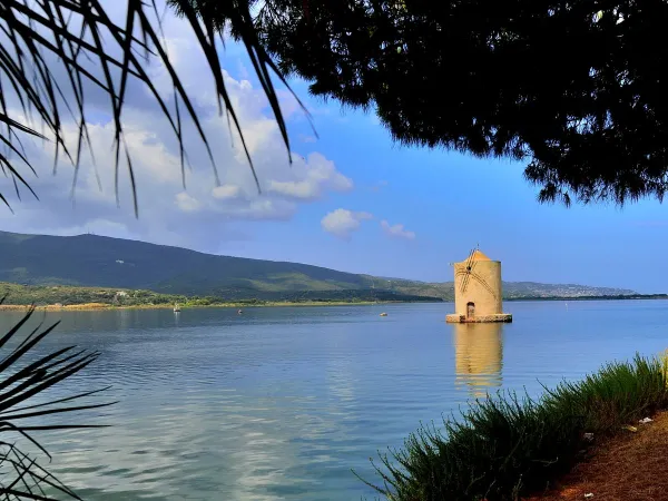 Prachtig meer bij Roan camping Orbetello.