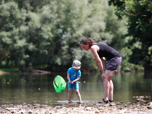 Vissen bij Roan camping de Bonnal.