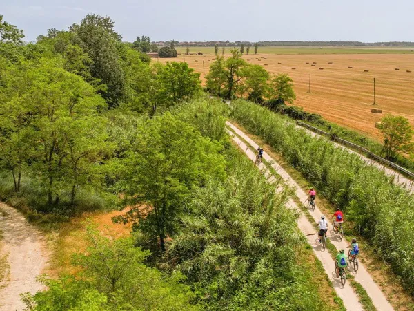 Mooie fietsroutes nabij Roan camping Rimini Family Village.