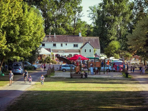 Centrale locatie van Roan camping Domaine de la Brèche.