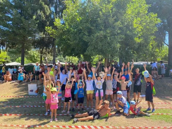 Kinderanimatie bij Roan camping Lido Verbano.