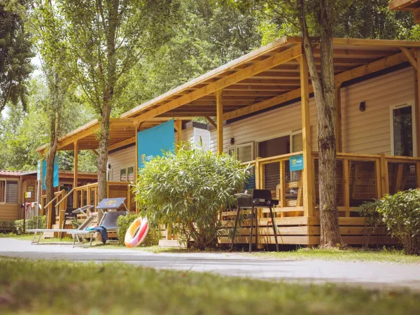 Premium Lounge accommodaties op Roan camping Altomincio.