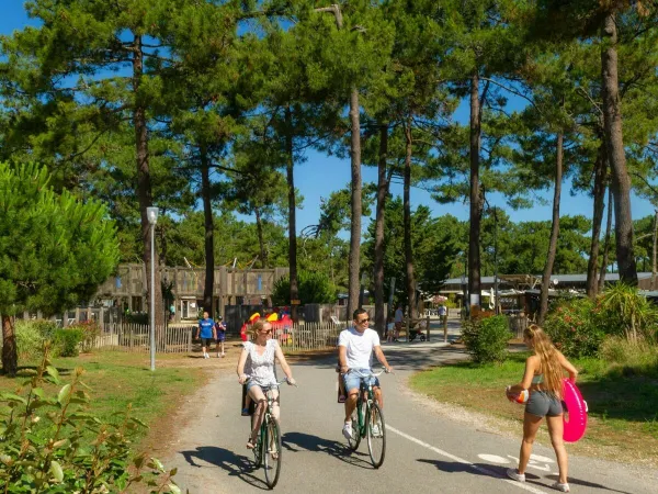 Fietsen in de omgeving van Roan camping Atlantic Montalivet.