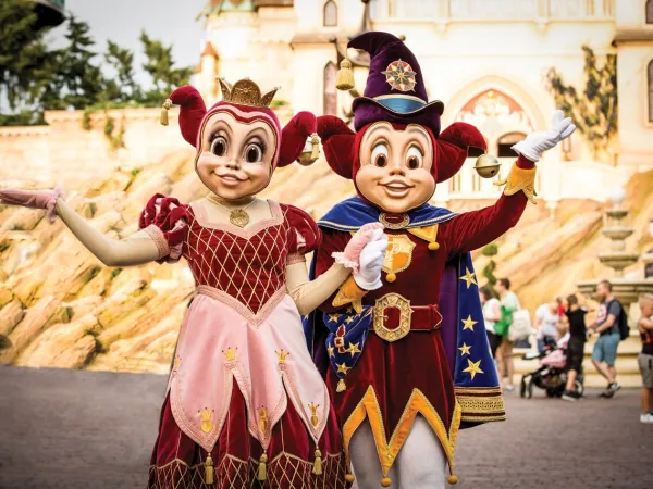 Pardoes en Pardijn in de Efteling bij Roan camping Het Genieten.