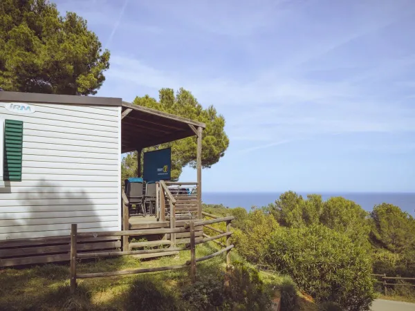 Premium Plus Lounge accommodatie op Roan camping Cala Gogo.