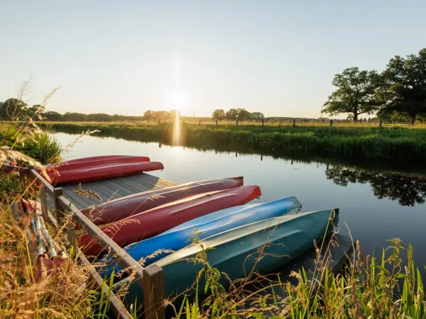 Kano verhuur op Roan camping De Twee Bruggen.