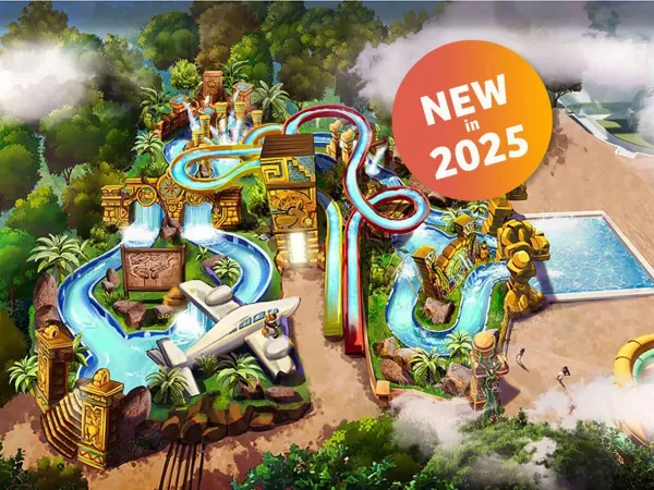 Vernieuwd zwembad impressie in seizoen 2025 op Roan camping Union Lido Mare.