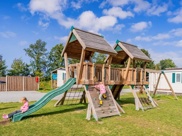 Speeltuin op Roan camping Marvilla Parks Friese Meren.