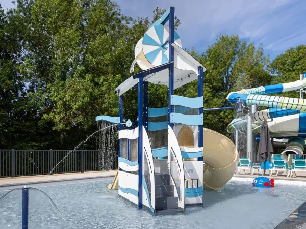 Spraypark op Roan camping Domaine de la Brèche.