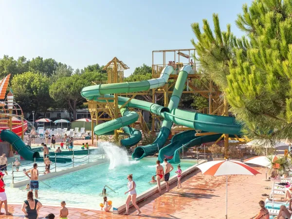 Glijbanen op Roan camping Spiaggia e Mare.