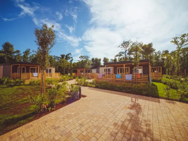 De stacaravans Premium Relax Premium Zone op Roan camping Park Umag.