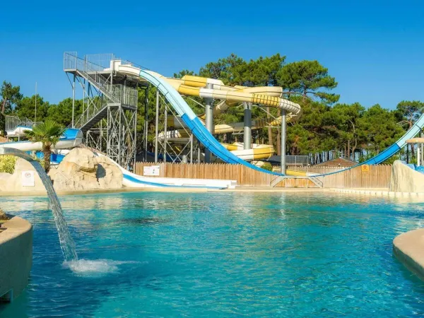 Glijbanen op Roan camping Atalantic Club Montalivet
