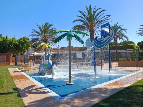 Nieuw spraypark op Roan camping Platja Brava.
