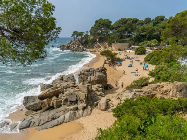 De zee bij Roan camping Internacional de Calonge.