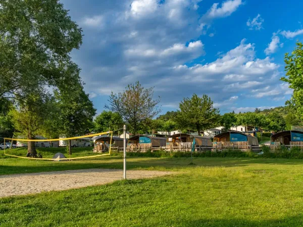 Lodgetenten Holiday op Roan camping Okay Lido.