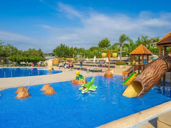 Het kinderzwembad op Roan camping Tucan.