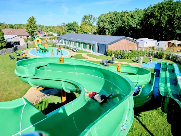 Leuke glijbanen op Roan camping Marvilla Parks Kaatsheuvel.
