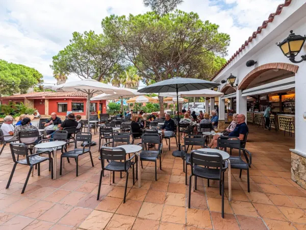 Terras op Roan camping Bella Terra.