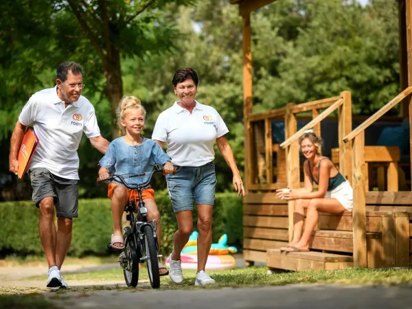 Gratis kinderfietsjes tot 6 jaar op Roan camping Le Lac des Vieilles Forges.