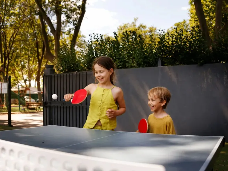 Kinderpret bij Roan camping Lido Verbano.