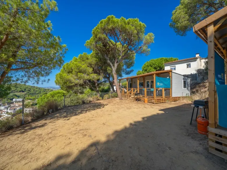 Premium Plus Lounge Zeezicht op Roan camping Cala Canyelles.