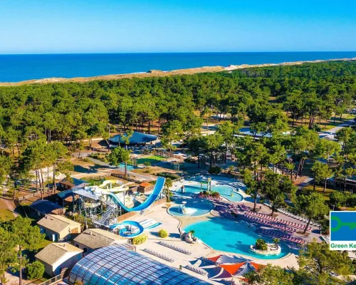Overzichtsfoto van Roan camping Atlantic Club Montalivet.