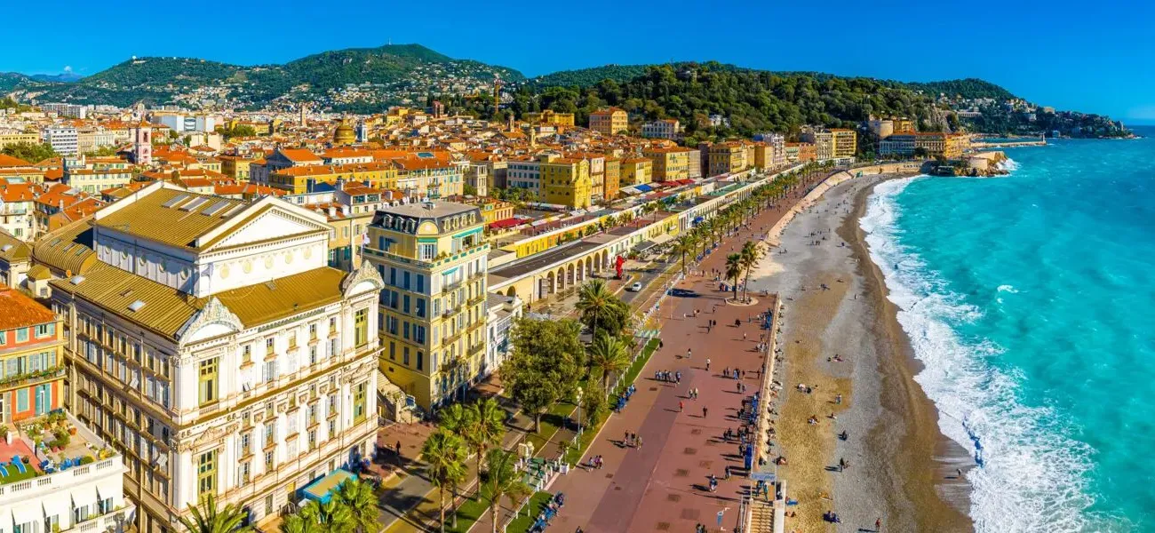 Overzichtsfoto over de stad Niche.