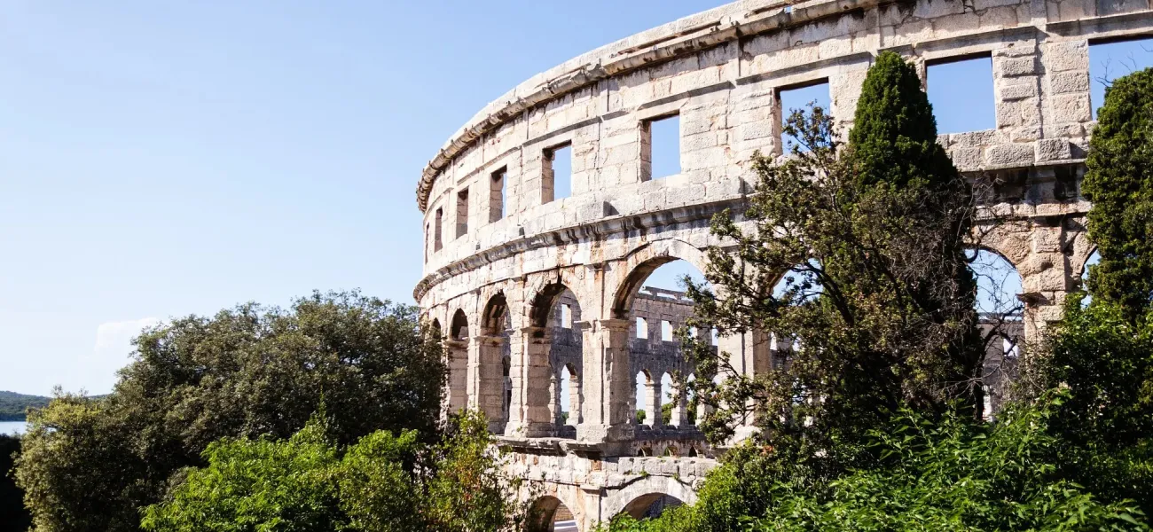 Pula in Kroatië.