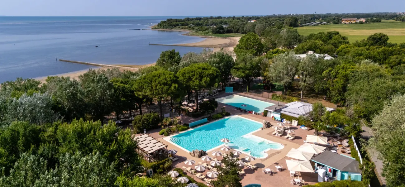 Overzichtsfoto van camping Tenuta Primero.