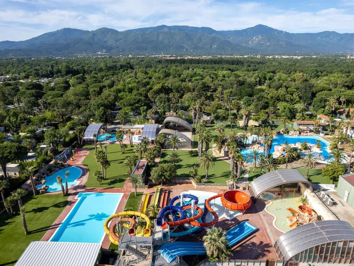 Camping La Sirène in Argelès-sur-Mer, waterpark met glijbanen